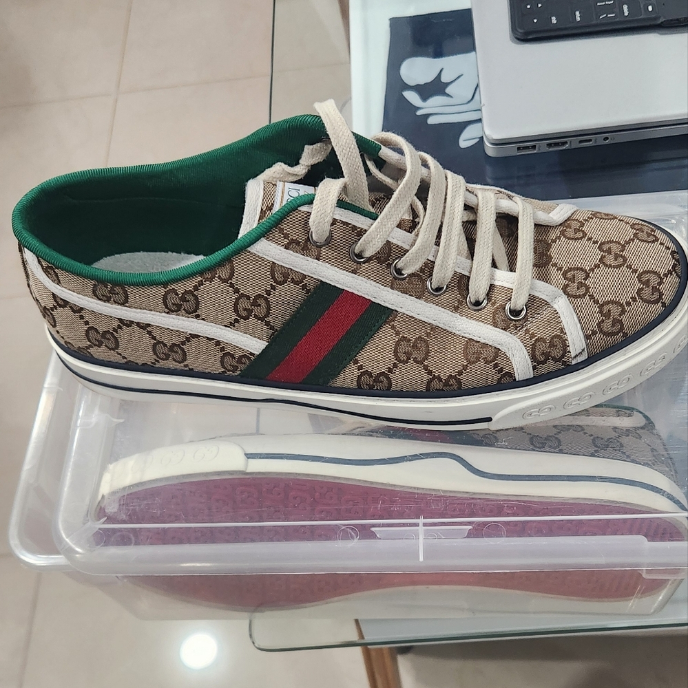 Sneakers Gucci GG Tennis 1977 sz 9 Wide mens